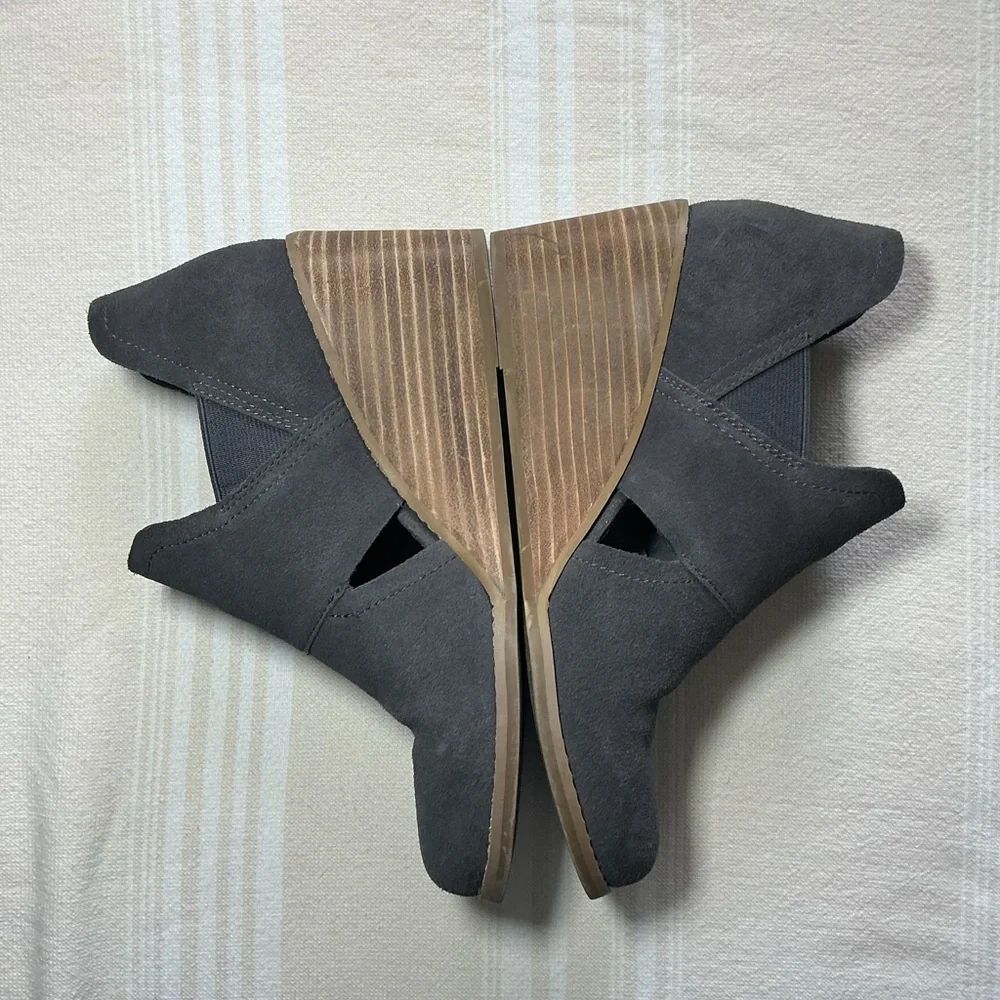 Toms Gray Ankle Boots